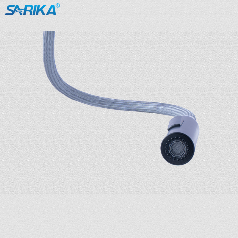 Vòi Rửa Chén Nóng Lạnh SARIKA® SR332 Đồng Thau Mạ Crom Đen