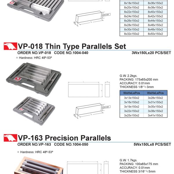 BỘ CĂN ĐỆM SONG SONG - VERTEX