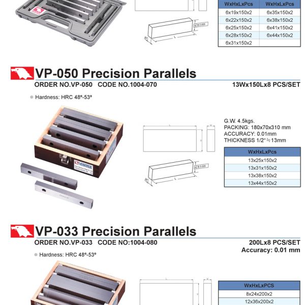 BỘ CĂN ĐỆM SONG SONG - VERTEX