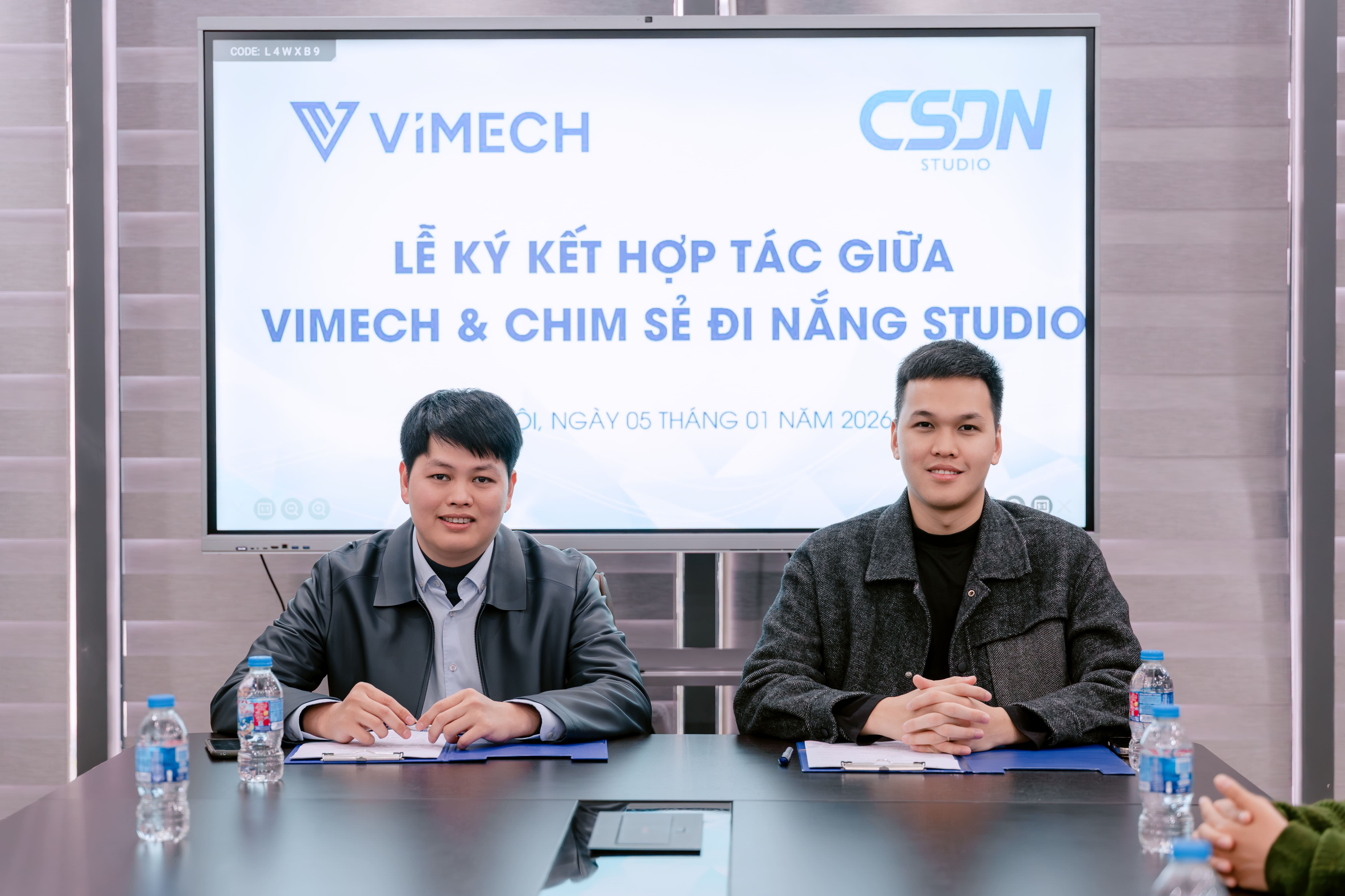 LỄ KÍ KẾT HỢP TÁC GIỮA VIMECH VÀ CHIM SẺ ĐI NẮNG STUDIO