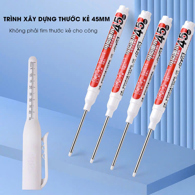 Bút Lấy Dấu Gevana Ngòi Dài 45mm, Bút Lấy Dấu Chống Khô Mực 72h