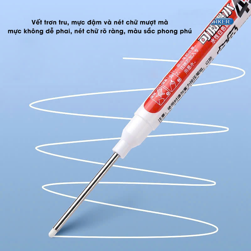 Bút Lấy Dấu Gevana Ngòi Dài 45mm, Bút Lấy Dấu Chống Khô Mực 72h