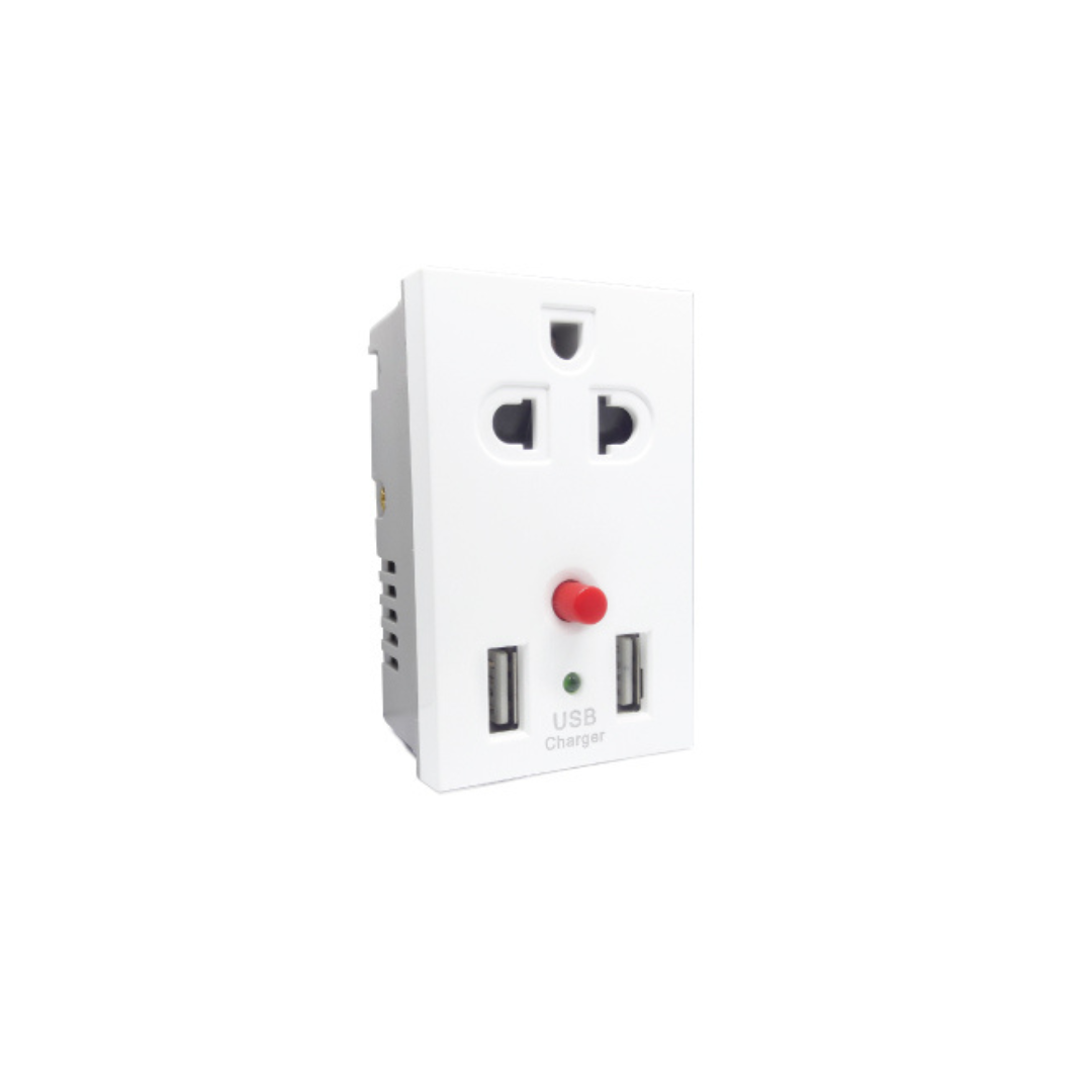 1 Ổ CẮM KÈM 2 Ổ SẠC USB - UR-P603UW