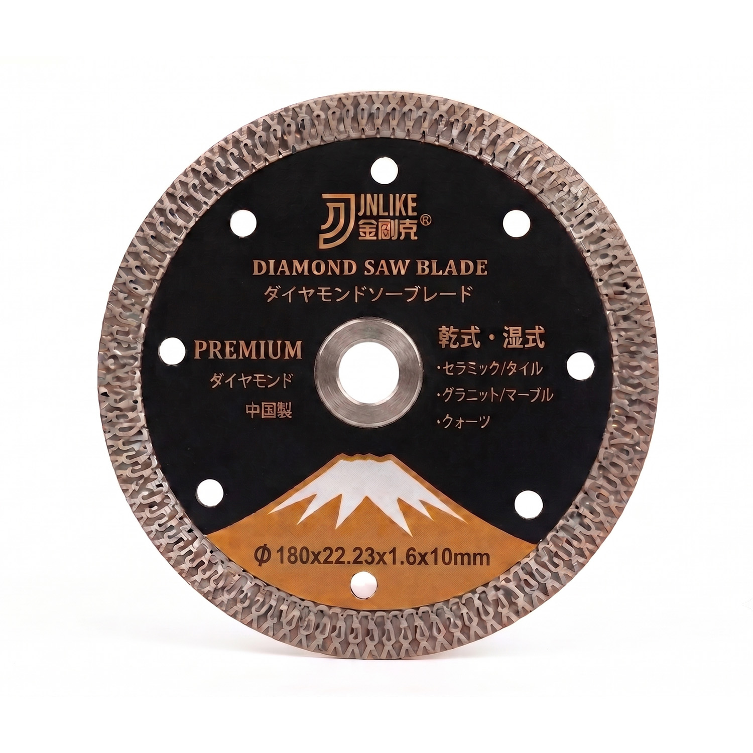 Đĩa cắt gạch hoa văn Premium Jinlike 180mm chính hãng