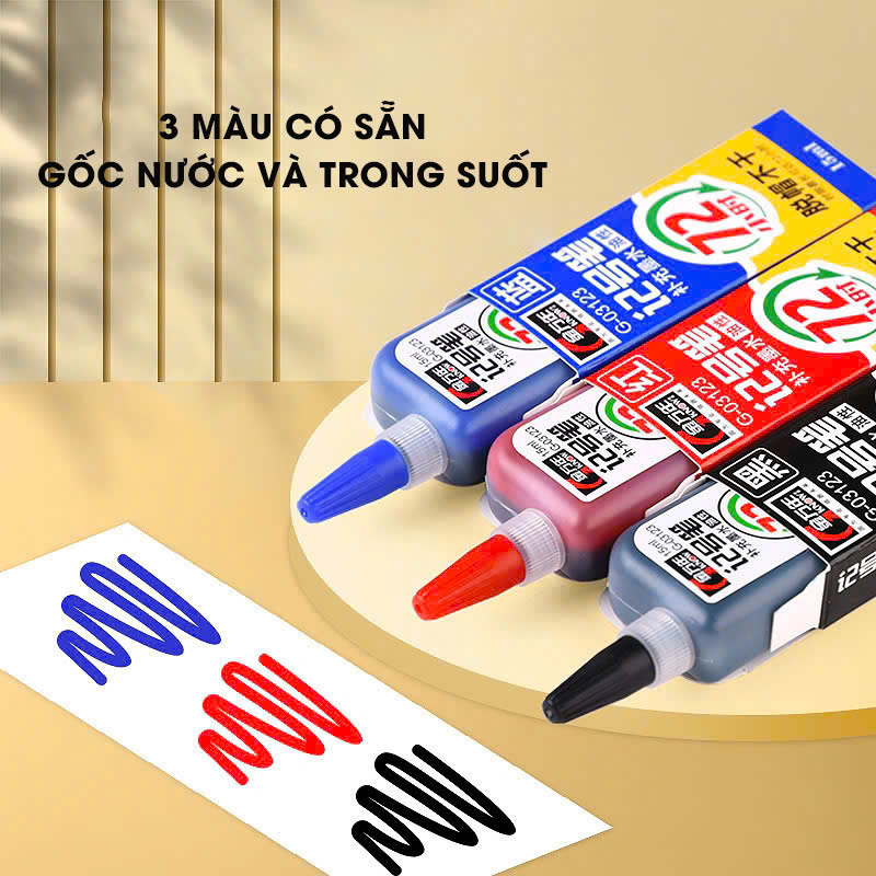Bút Lấy Dấu Gevana Ngòi Dài 45mm, Bút Lấy Dấu Chống Khô Mực 72h