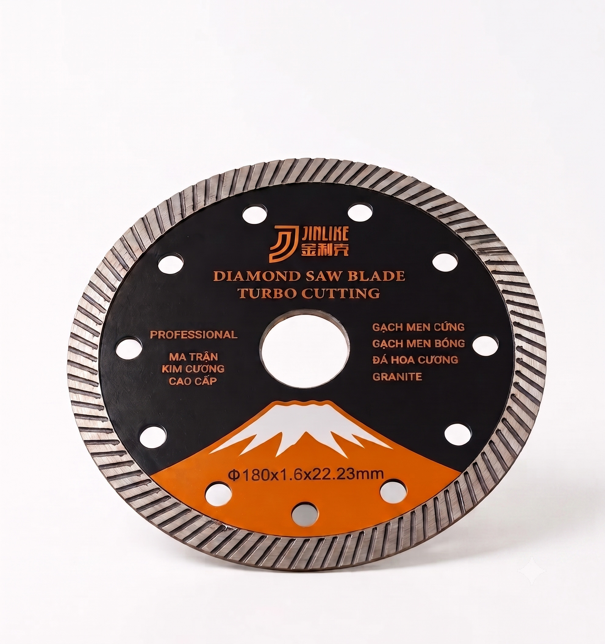 Đĩa cắt gạch Turbo Jinlike 180mm chính hãng