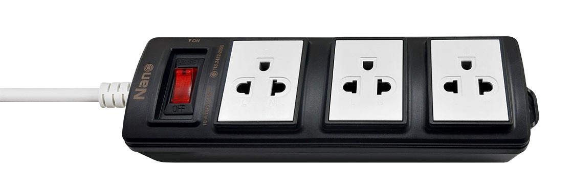 3 Ổ CẮM + DÂY DÀI 3M, 5M 10A/16A - ET03-10A/16A-3M/5M-W/B