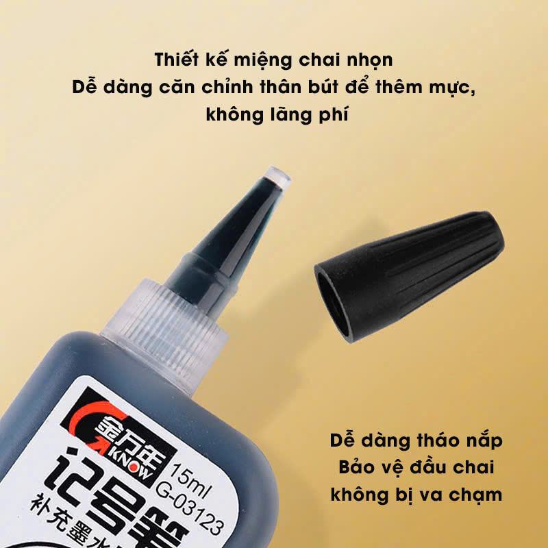 Bút Lấy Dấu Gevana Ngòi Dài 45mm, Bút Lấy Dấu Chống Khô Mực 72h