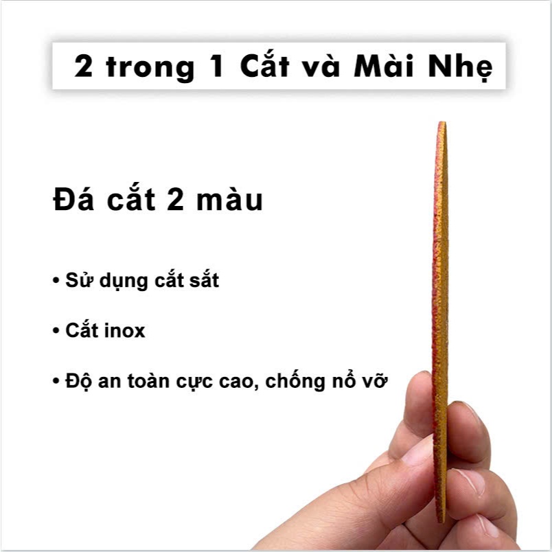 ĐÁ CẮT INOX, ĐÁ CẮT SẮT JINLIKE NHẬP KHẨU CHÍNH HÃNG 150MM