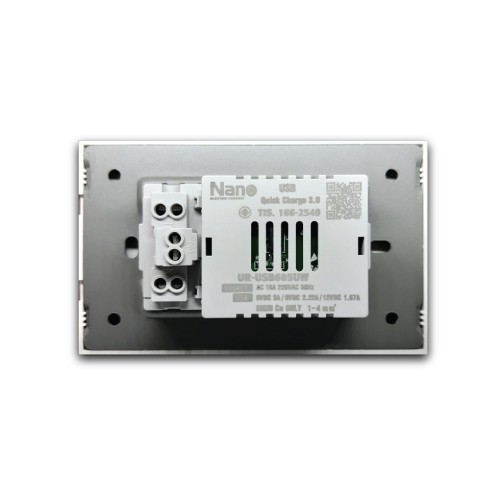 BỘ MẶT NHỰA + Ổ CẮM ĐÔI 3 + 1 CỔNG USB 1 CỔNG TYPE C CP-66UW