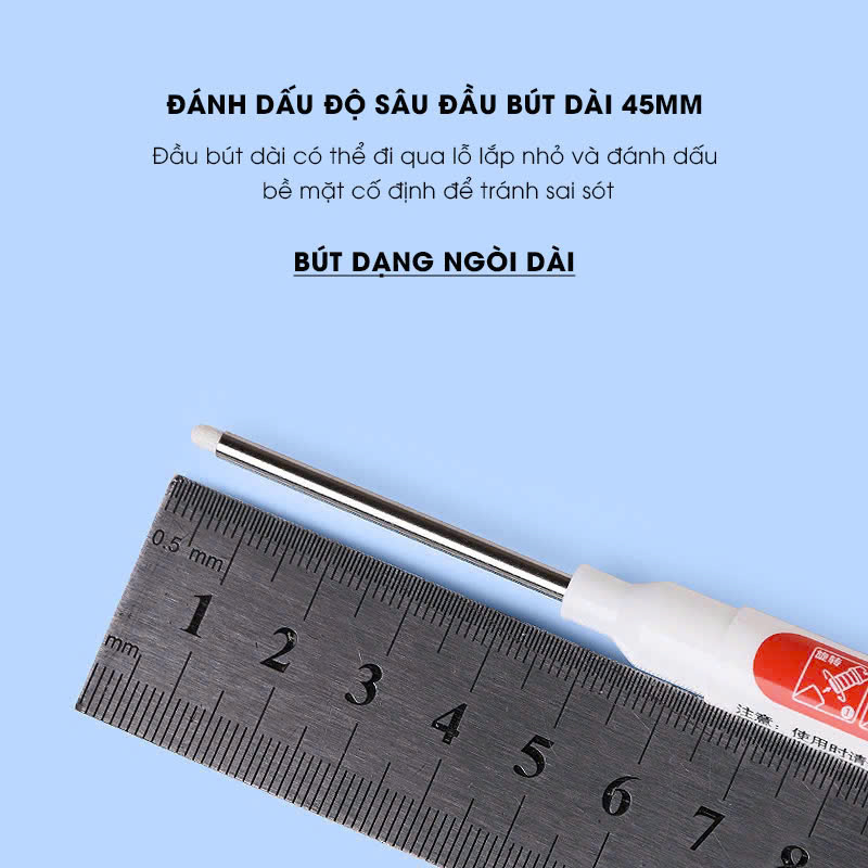 Bút Lấy Dấu Gevana Ngòi Dài 45mm, Bút Lấy Dấu Chống Khô Mực 72h