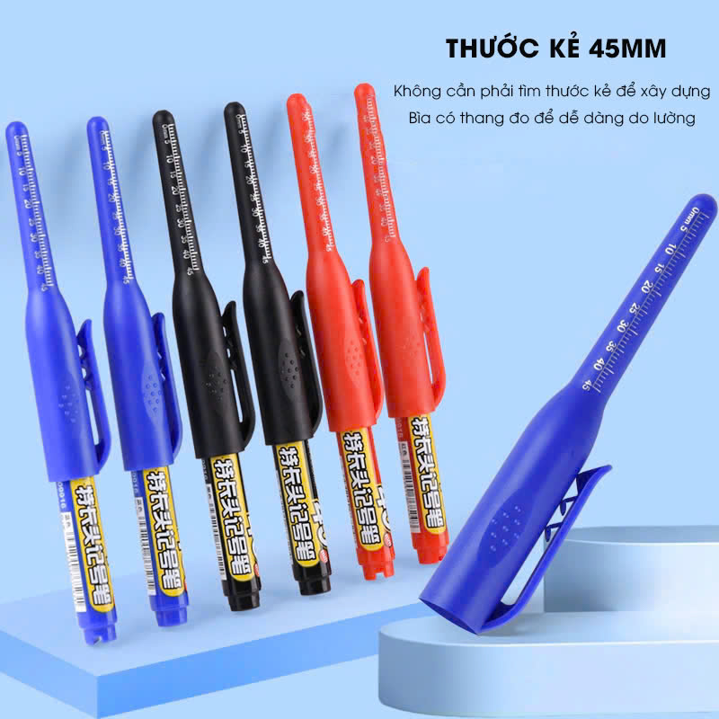 Bút Lấy Dấu Gevana Ngòi Dài 45mm, Bút Lấy Dấu Chống Khô Mực 72h