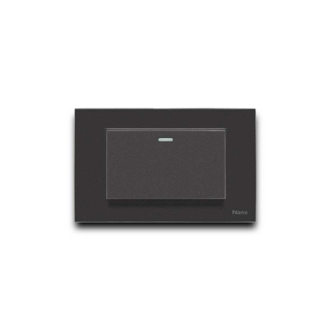 Bộ 1 công tắc to kèm mặt CP1-W