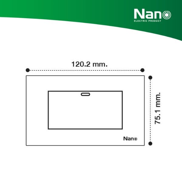 Bộ 1 công tắc to kèm mặt CP1-W