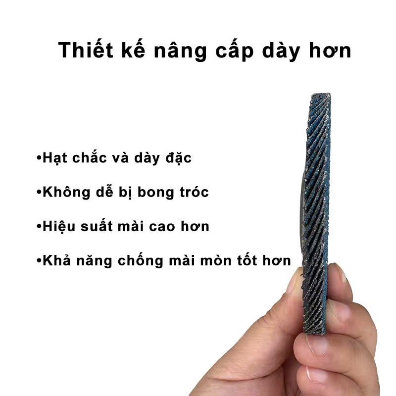 Đá Mài Xếp A60 100mm JINLIKE Chính Hãng Hàng Nhập Khẩu
