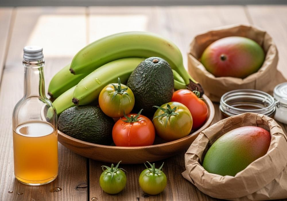Cách Dấm Hoa Quả Nhanh Chín Tự Nhiên, An Toàn