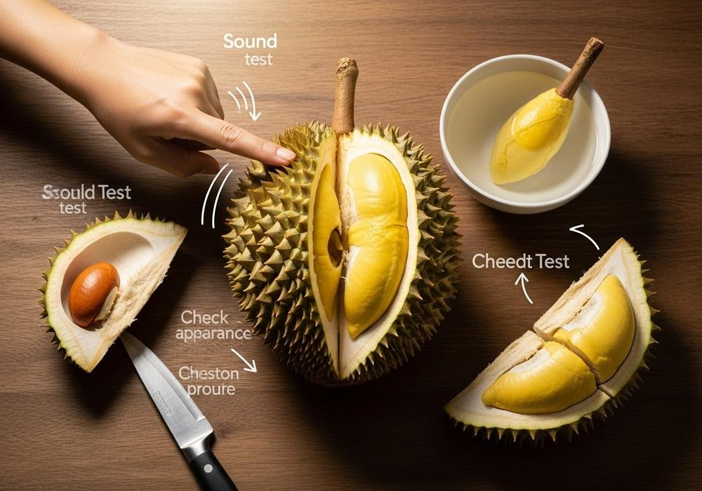 Cách Gõ Sầu Riêng Già Chuẩn Chuyên Gia: Mẹo Chọn Sầu Chín Cây Thơm Ngon Đậm Vị