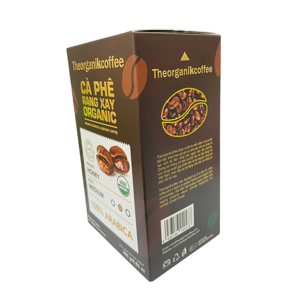 Cà phê 100% Arabica rang xay hữu cơ - 250g