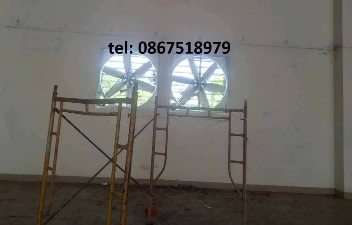Thi công lắp quạt thông gió
