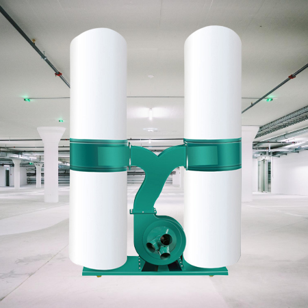 Quạt hút bụi 2 túi (Công suất 3HP-5HP)