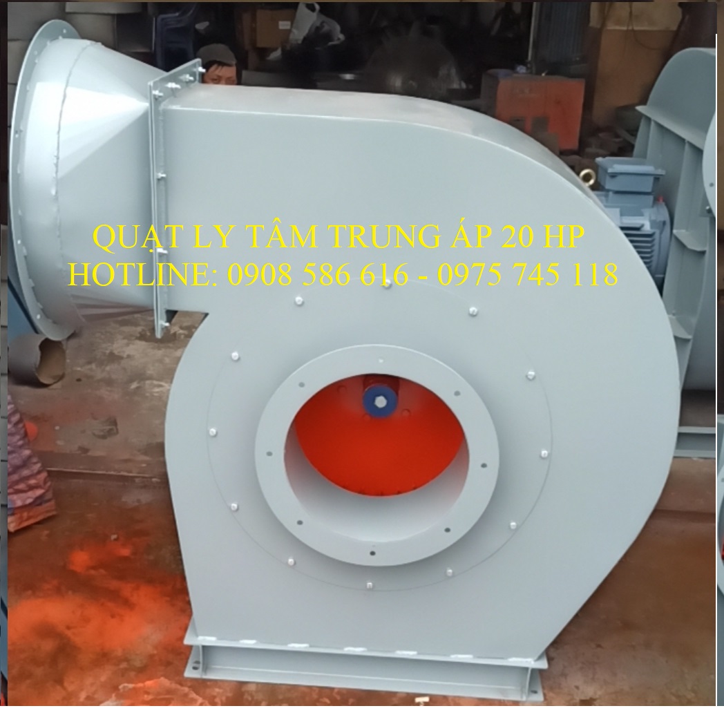 Quạt hút ly tâm trung áp 30HP QLT-4P30 (Tua 1400v/p)