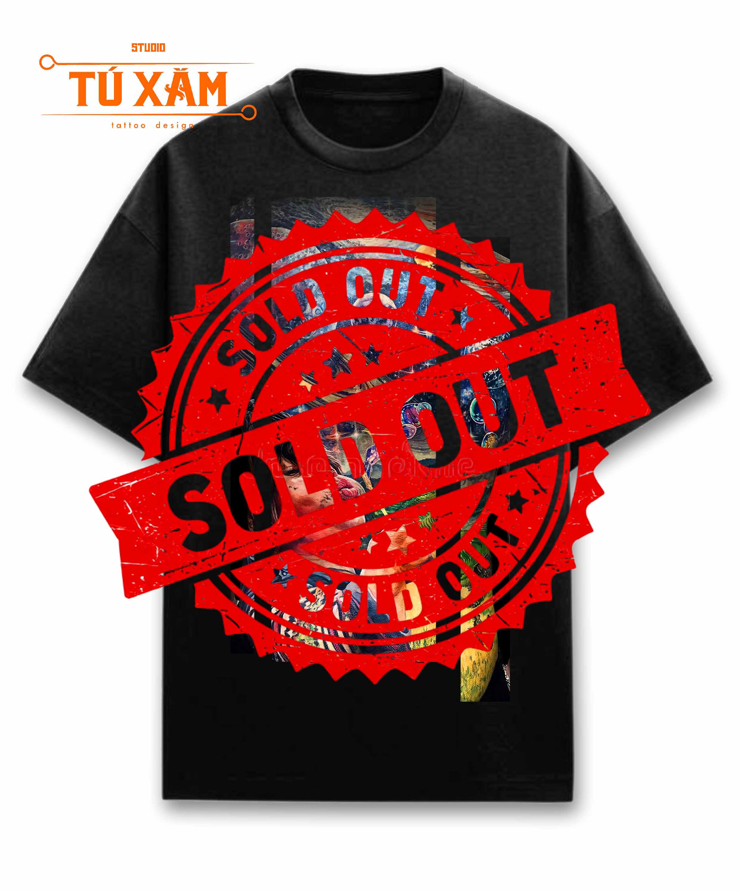 Áo thun hình xăm – “Bay Lên Những Ước Mơ” – unisex form rộng tay lỡ, cotton 100% 250gsm, in DTG siêu thoáng, thiết kế tattoo art cao cấp,  độc quyền Master Tú Đen