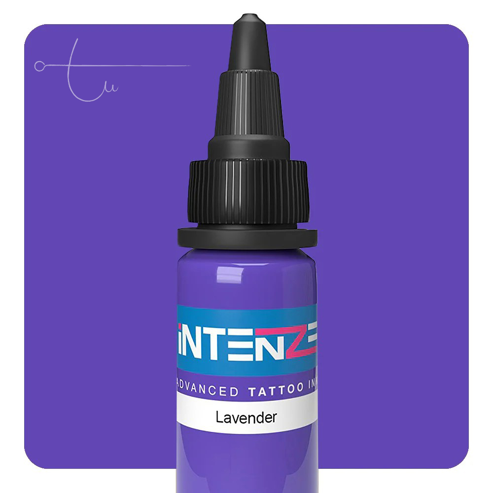 Mực Xăm Intenze Lavender Tattoo Ink 1oz – Sắc Tím Nhạt Dùng Chuyển Sắc Lạnh