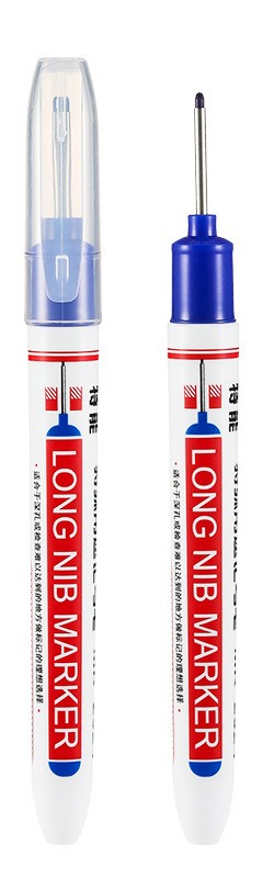 Bút lông ngòi dài Long Nib Marker – Bút vẽ và đánh dấu chuyên dụng cho tattoo artist, đầu ngòi dài dễ điều khiển, nét mảnh rõ, bền mực và an toàn cho da