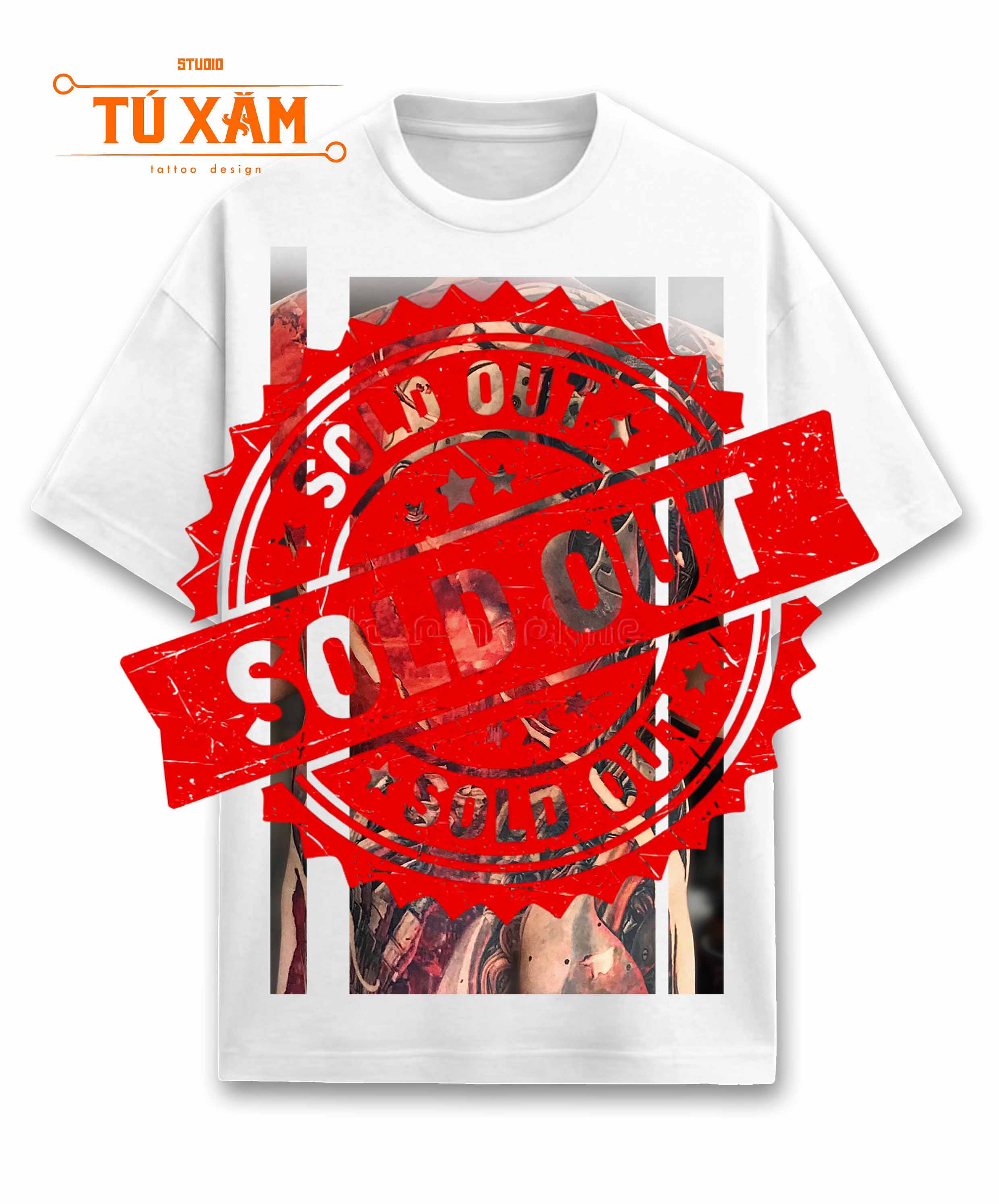 Áo thun hình xăm  – The Last Human – unisex form rộng tay lỡ, cotton 100% 250gsm, in DTG siêu thoáng, thiết kế tattoo art cao cấp, độc quyền Master Tú Đen