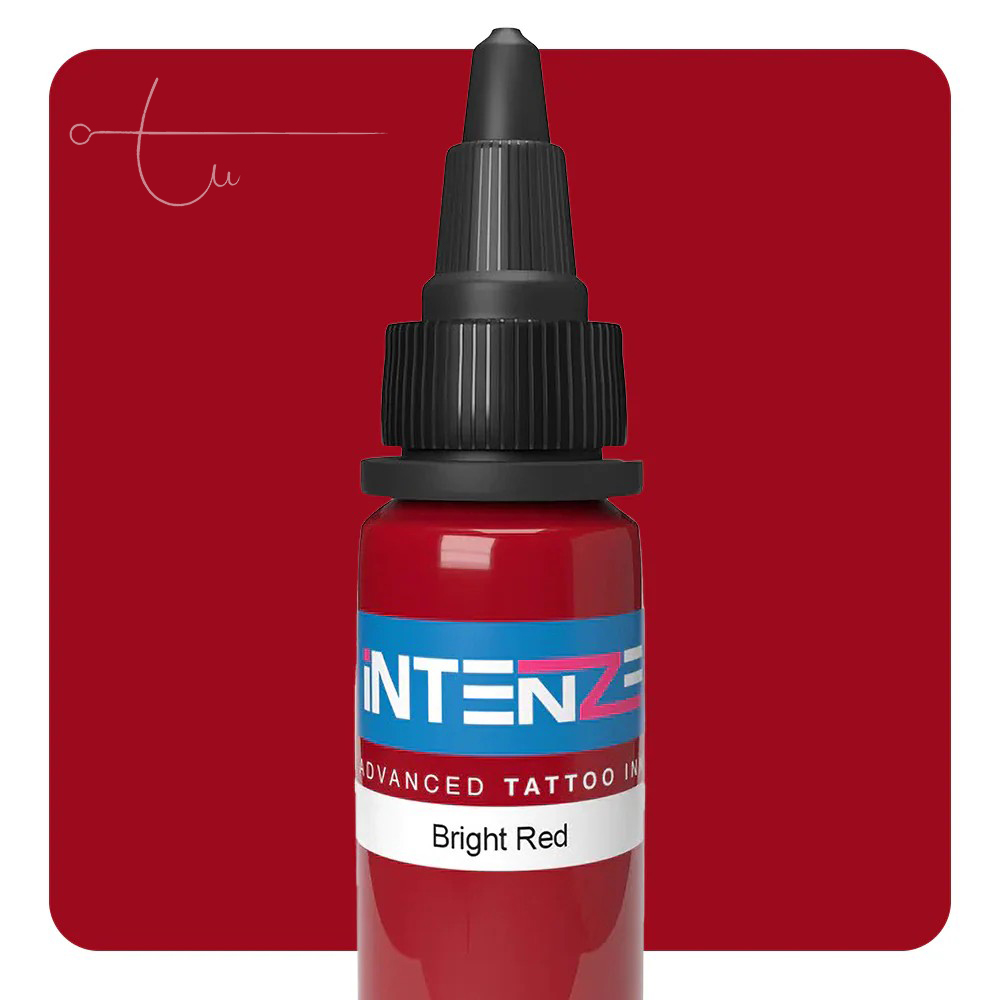 Set 23 màu mực xăm Intenze 1oz – bộ mực màu đa sắc chính hãng Intenze USA, đủ dải vàng, cam, đỏ, tím, xanh, trắng