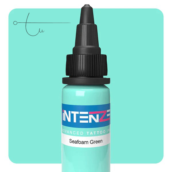 Set 23 màu mực xăm Intenze 1oz – bộ mực màu đa sắc chính hãng Intenze USA, đủ dải vàng, cam, đỏ, tím, xanh, trắng