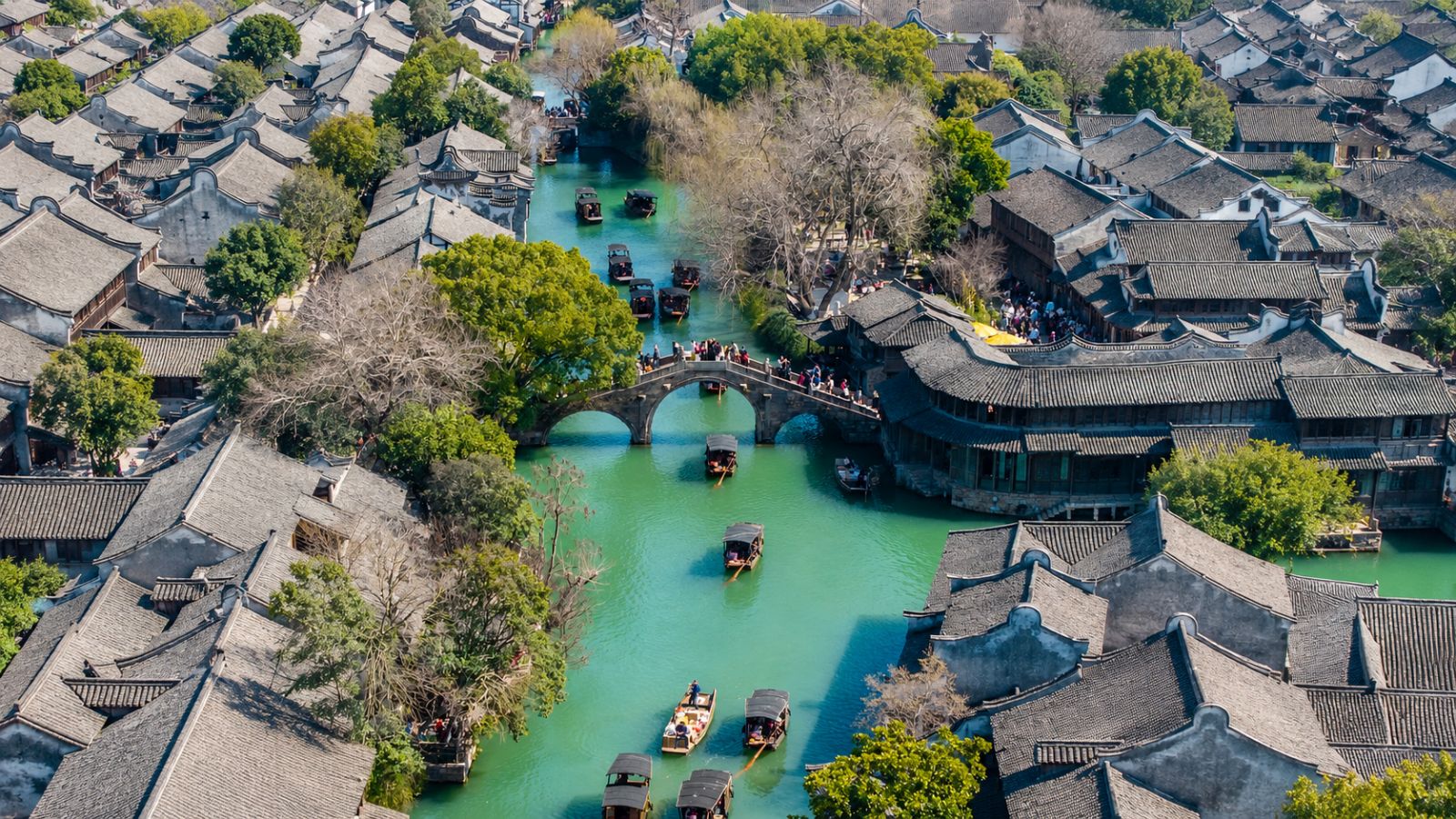 Ô Trấn Tây Sách, cổ trấn nghìn năm đẹp như phim cổ trang giữa lòng Giang Nam