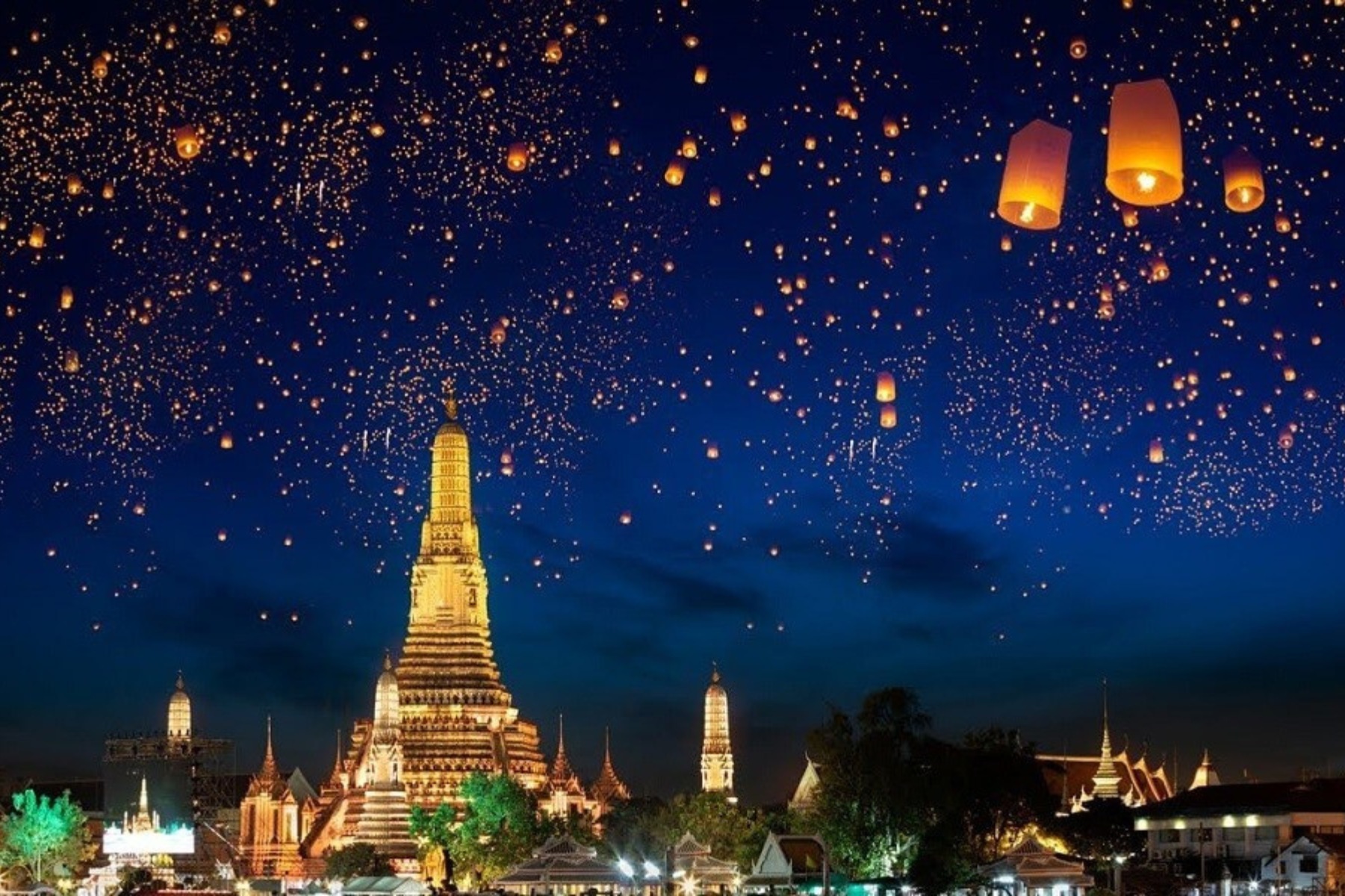 Lễ hội Yi Peng ở Chiang Mai: Trải nghiệm thả đèn trời đẹp nhất Thái Lan