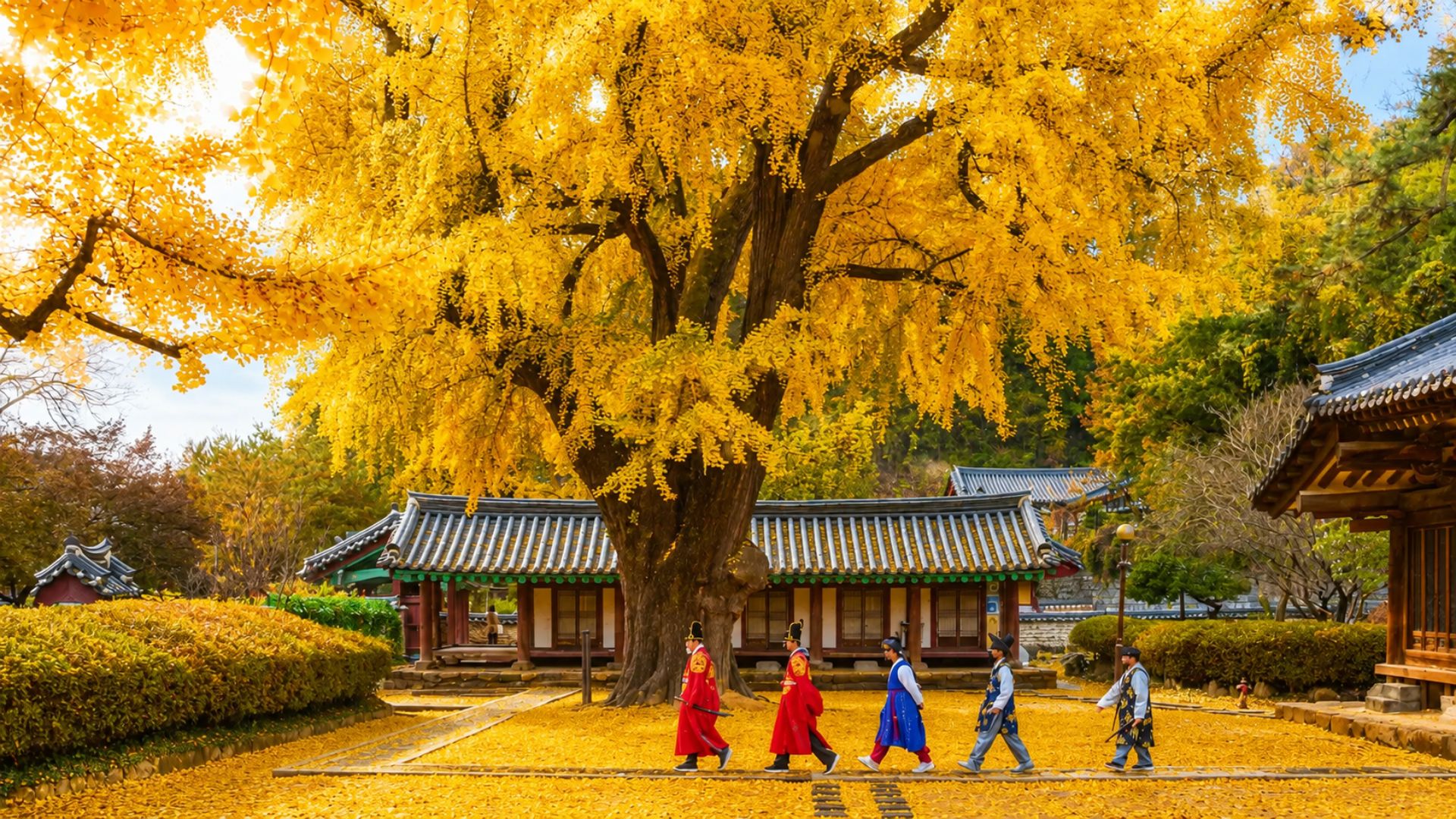 Jeonju Hanok Village - miền cổ kính giữa mùa thu Hàn Quốc