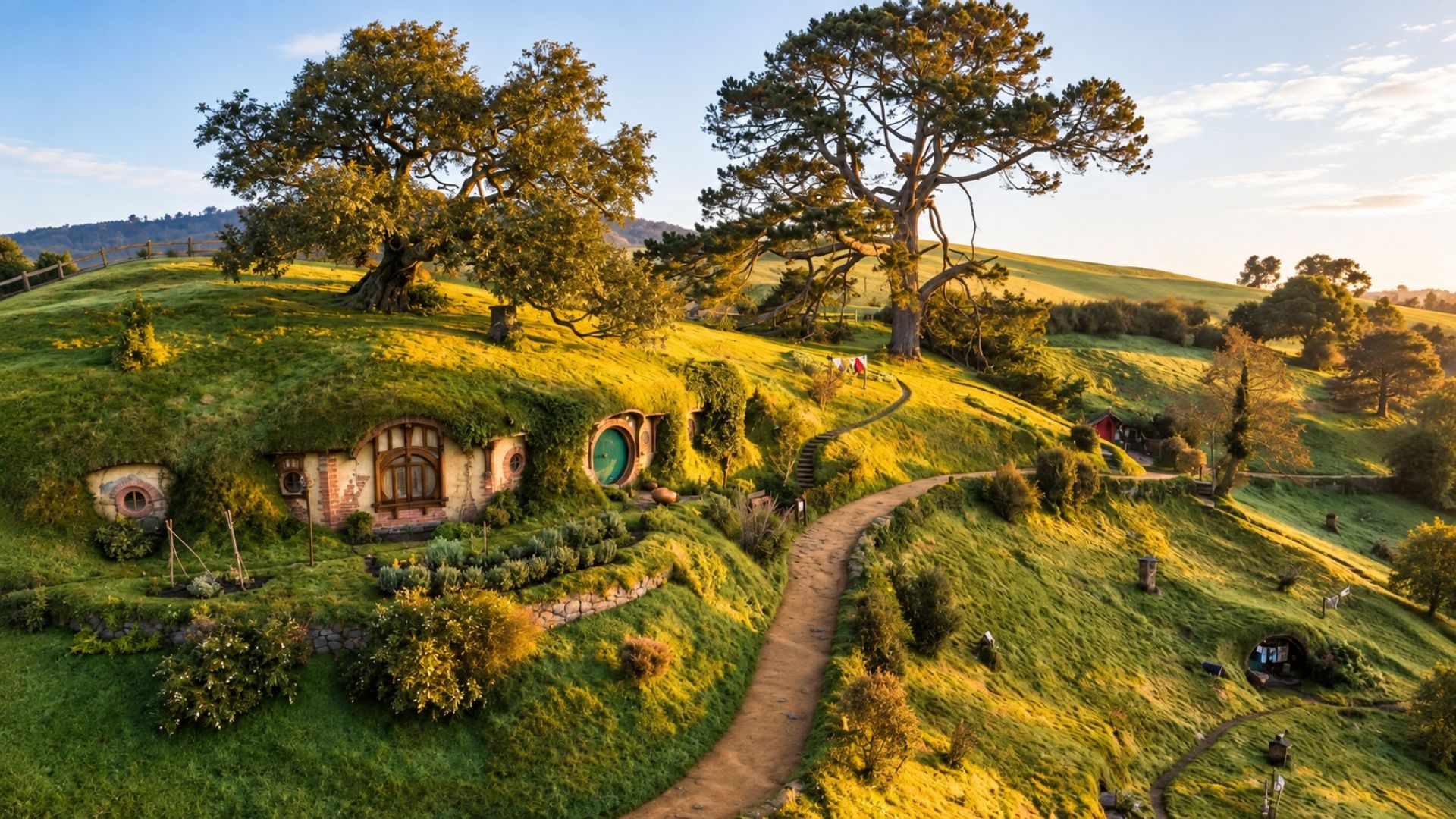 Làng Hobbit ở New Zealand - bước vào Trung Địa giữa những đồi xanh Matamata