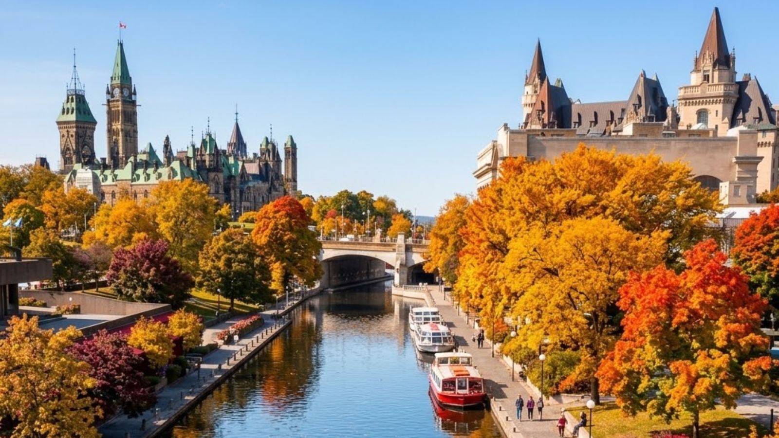 DẤU ẤN MÙA THU TẠI XỨ SỞ LÁ PHONG  : TORONTO - MONTREAL - QUEBEC - OTTAWA - NIAGARA