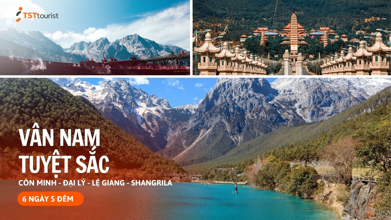 KHÁM PHÁ VÂN NAM TUYỆT SẮC: CÔN MINH - ĐẠI LÝ - LỆ GIANG - SHANGRILA