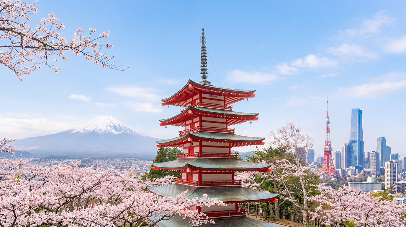NHẬT BẢN: OSAKA – KYOTO – FUJI – TOKYO