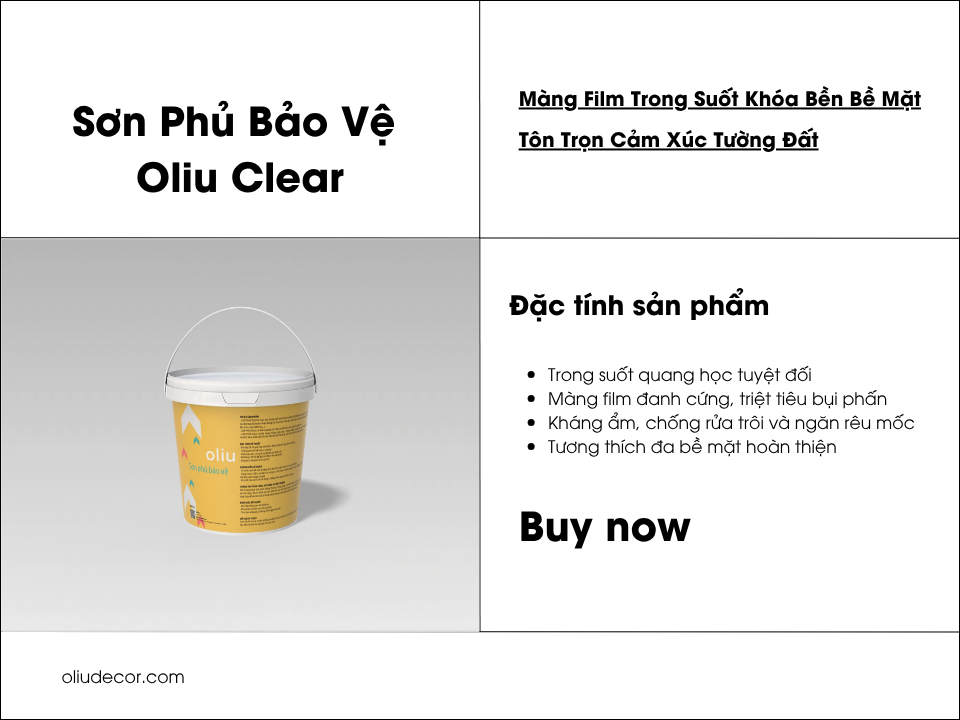Sơn Phủ Bảo Vệ Oliu Clear