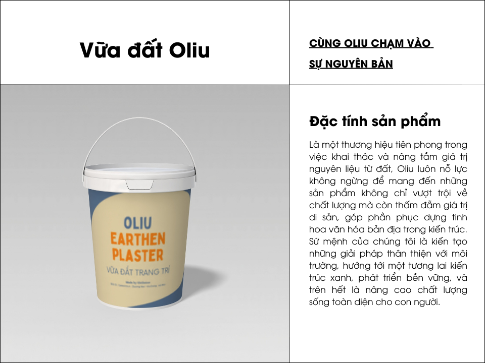 Vữa đất Oliu