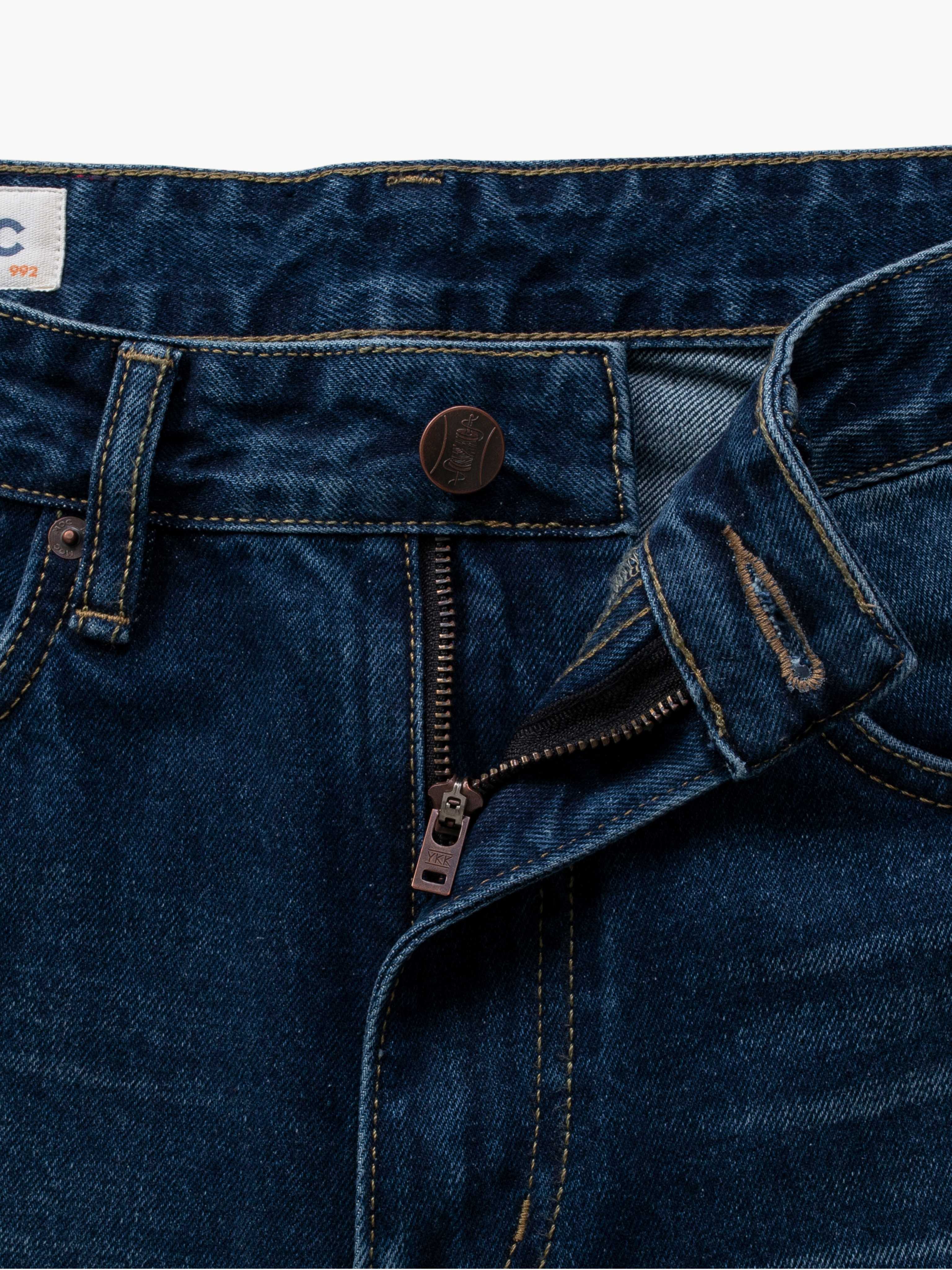 992 Straight Fit Jeans (DarkBlue)