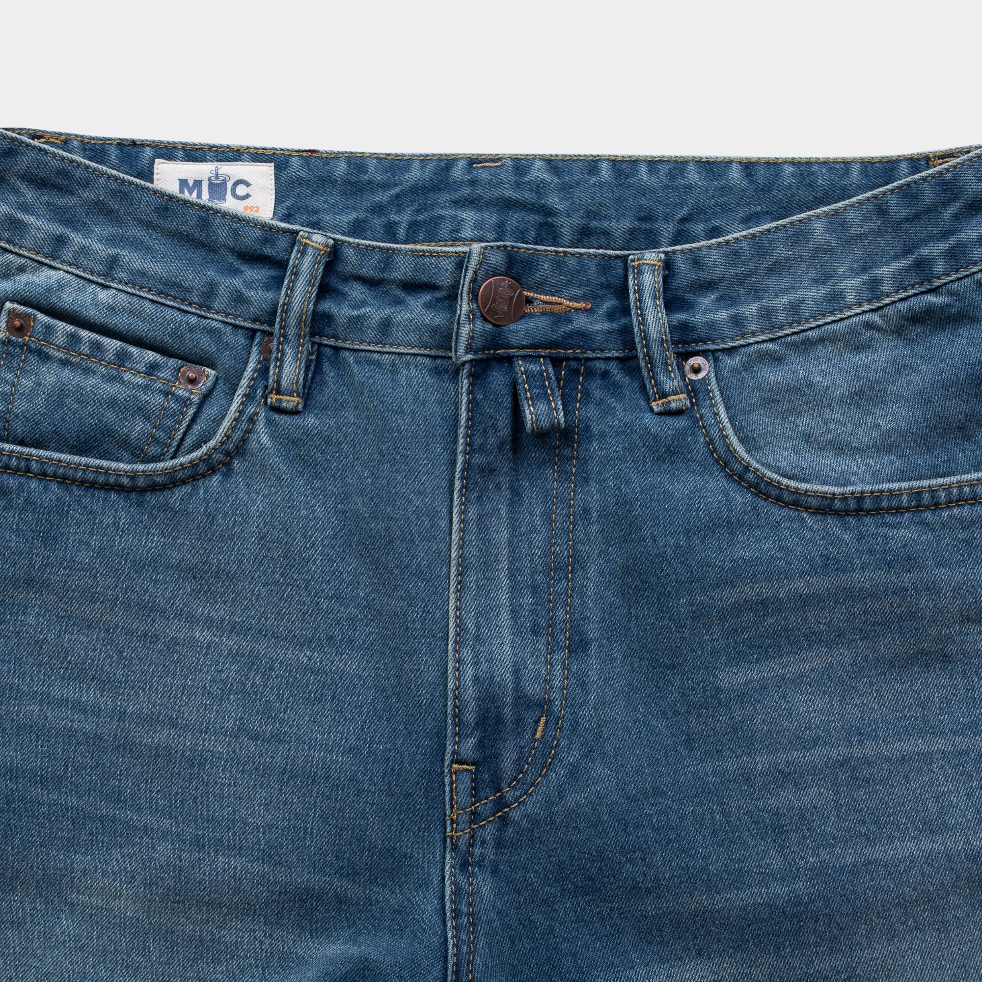 992 Straight Fit Jeans (MidBlue)