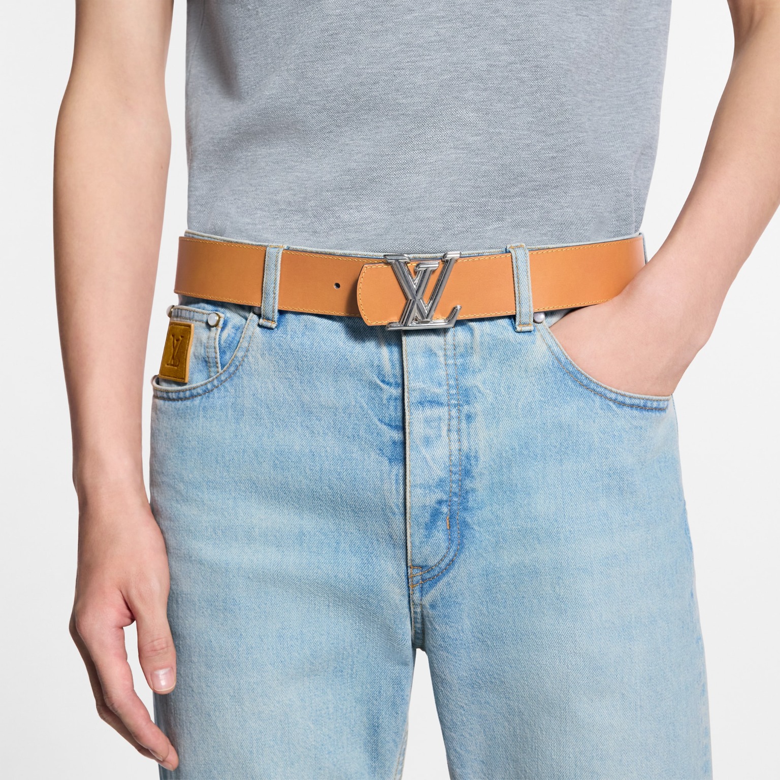 LV Dimension Monogram Heritage Reversible Belt 40mm
