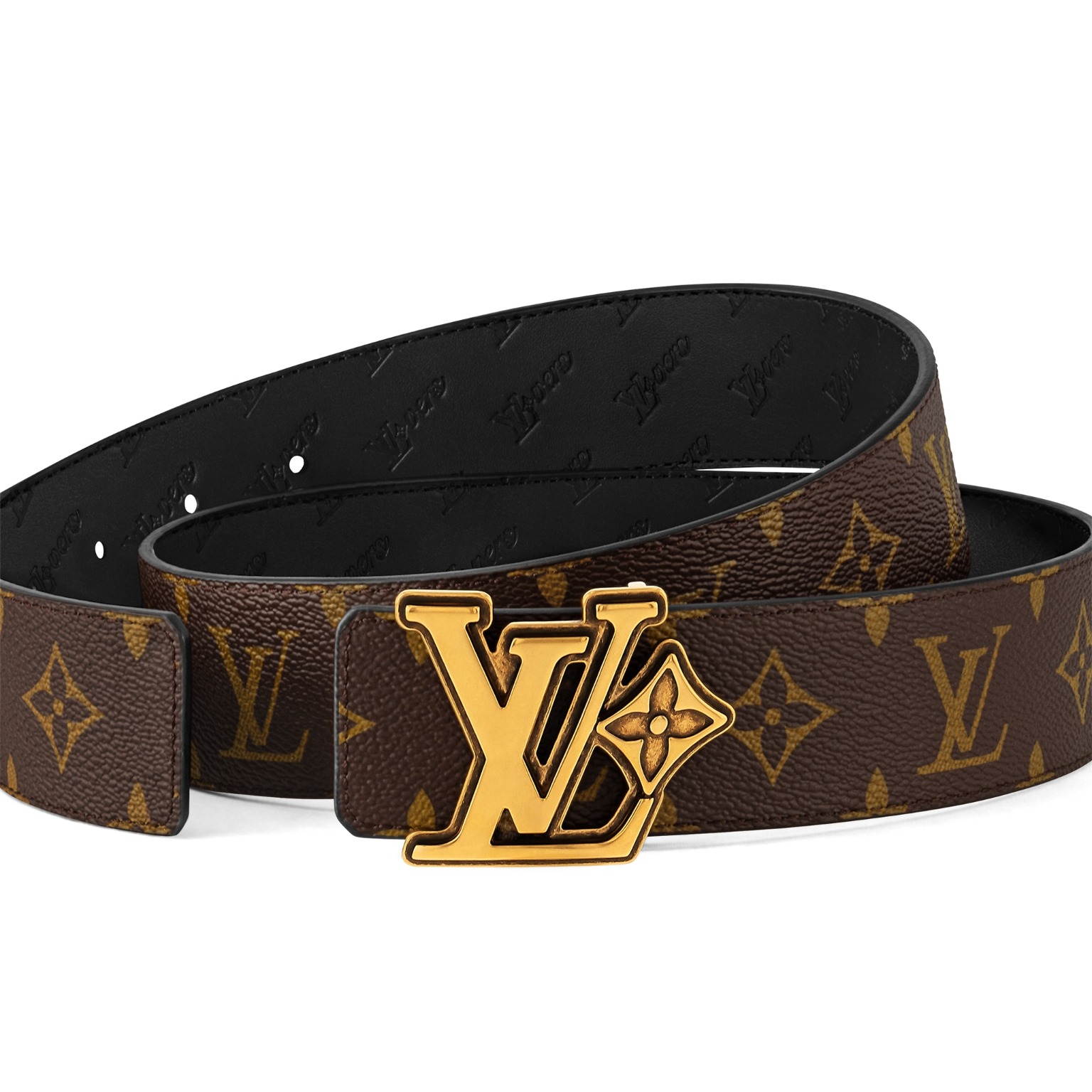 LV Flower Reversible Belt 40mm