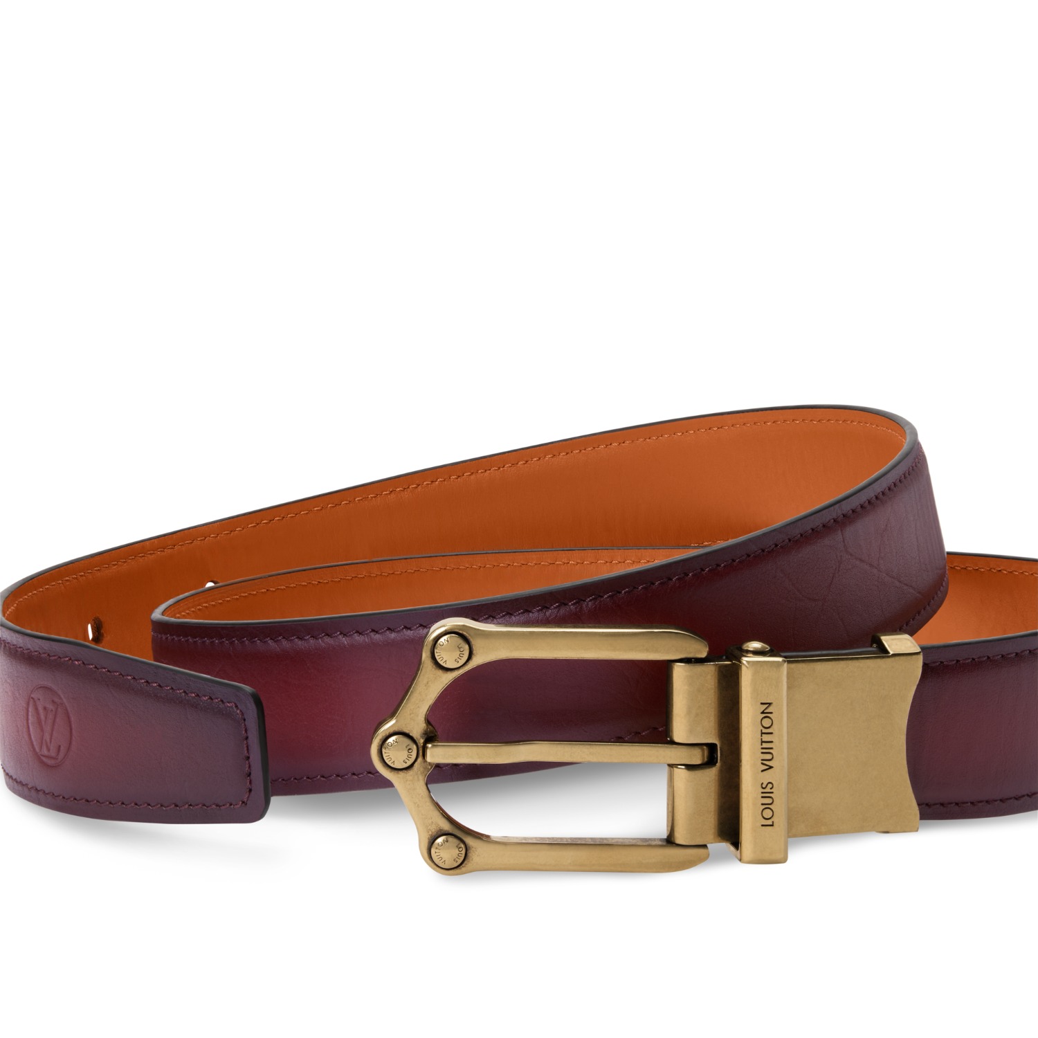Double-Sided Frog Patterned Belt 30mm