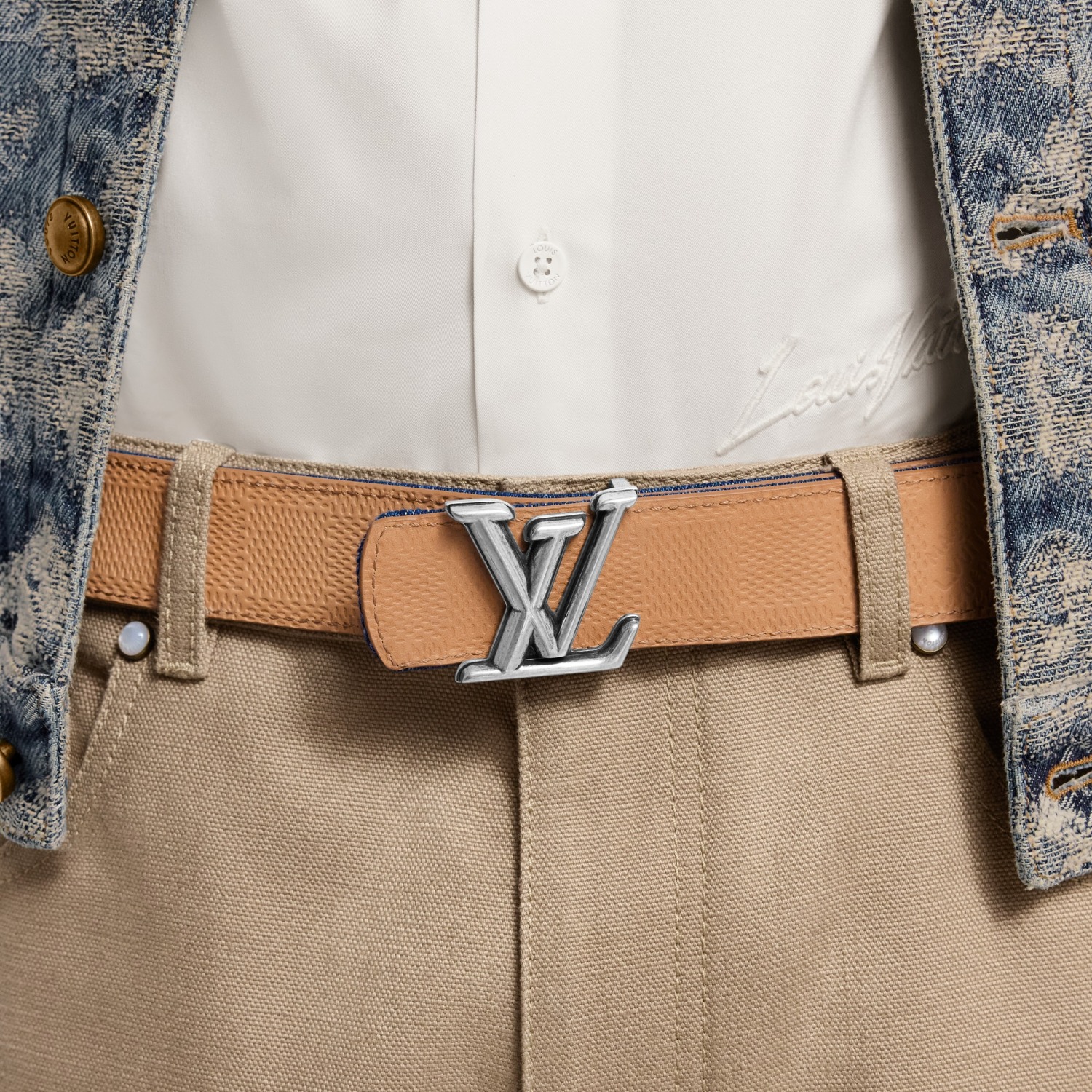 LV Double-Sided Belt, Dimension 35mm