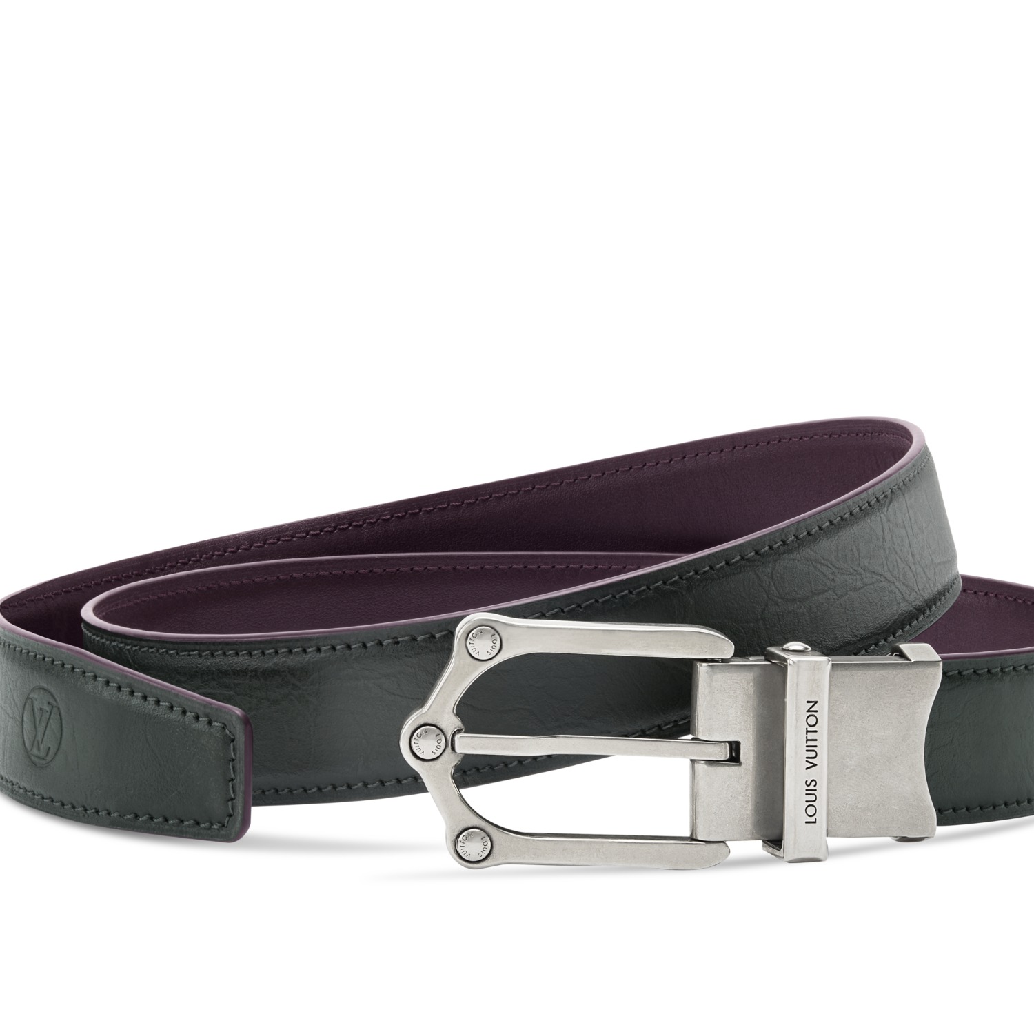 Double-Sided Frog Patterned Belt 30mm
