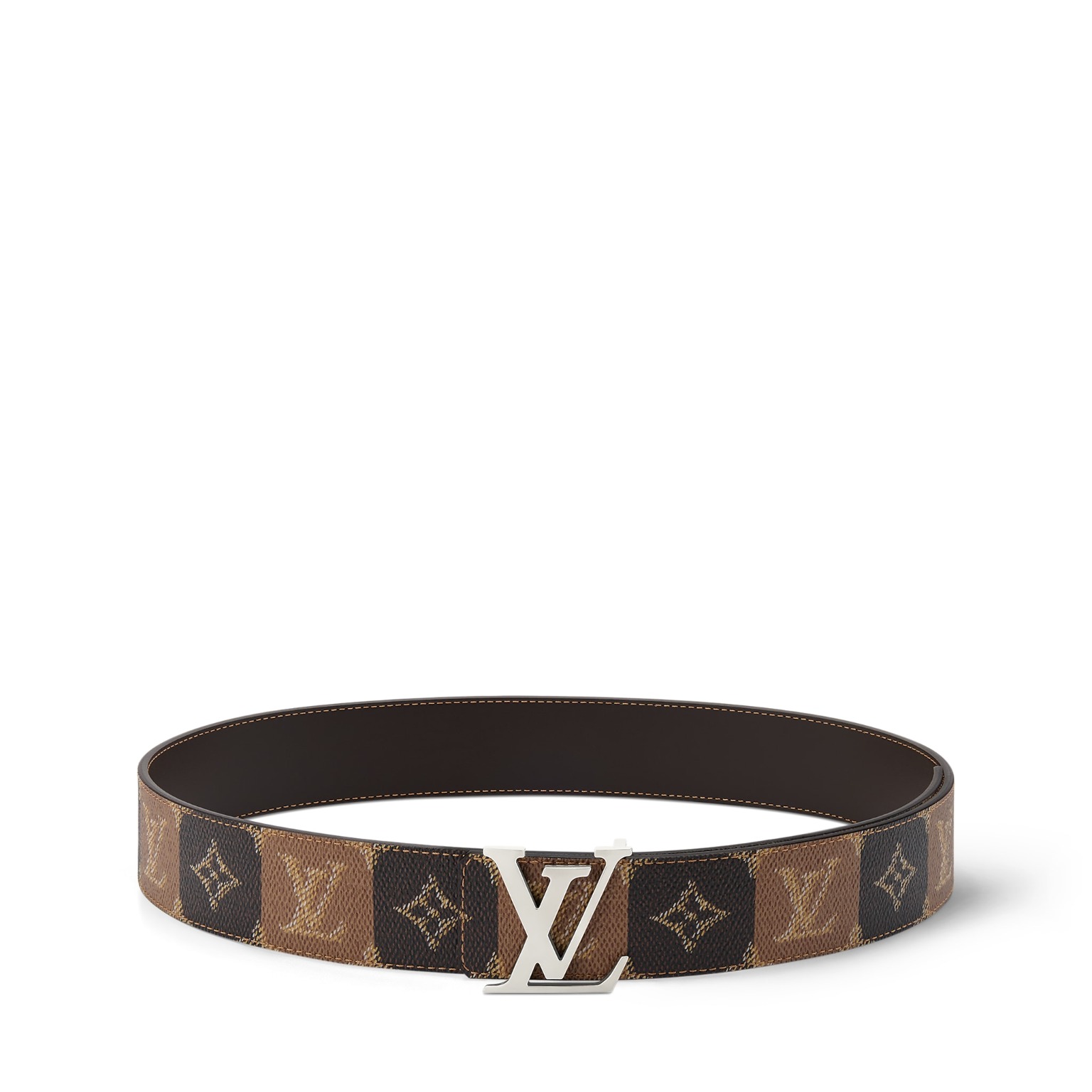LV Initiales College Monogram Heritage 40mm Reversible Belt