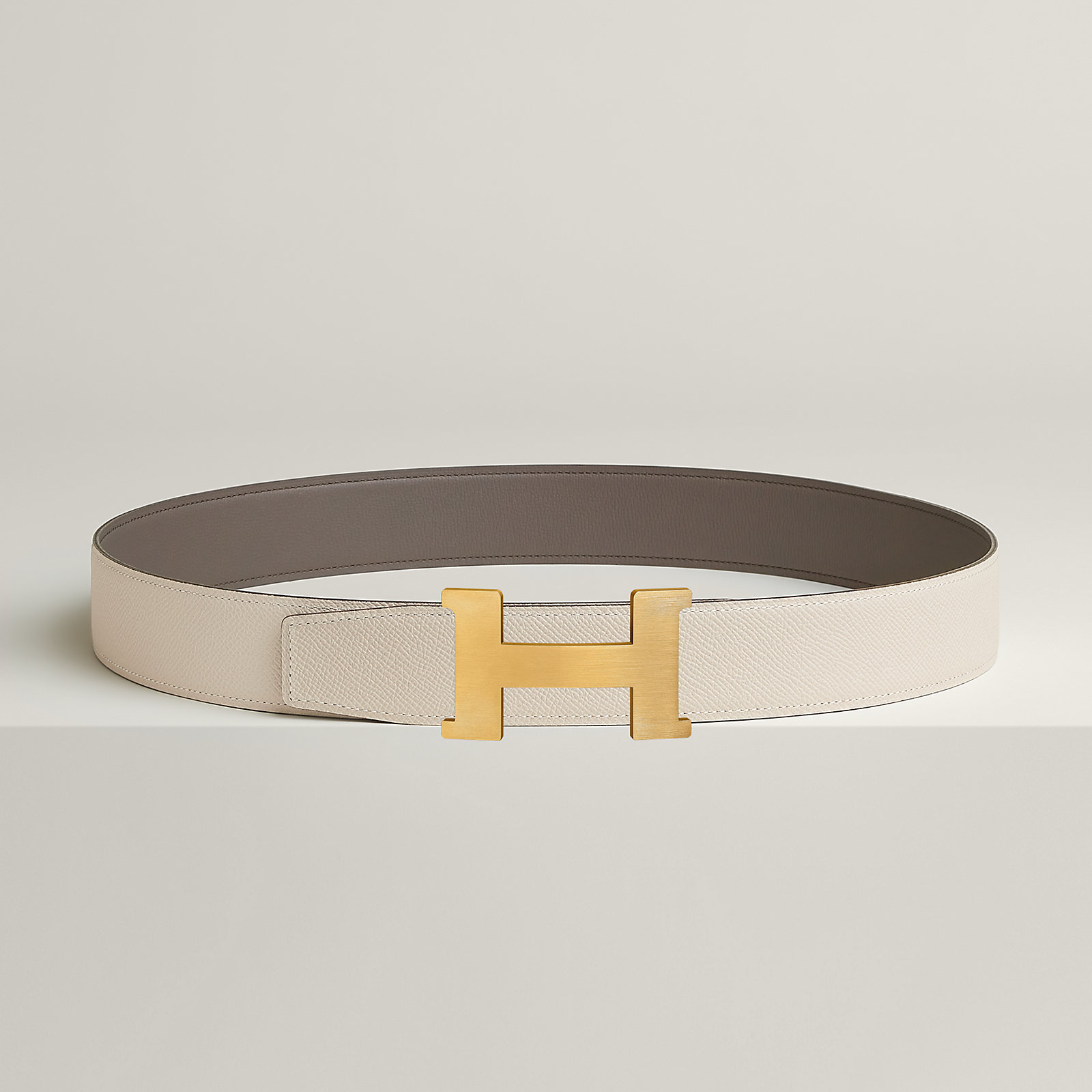 Constance belt buckle & Reversible leather strap 38 mm