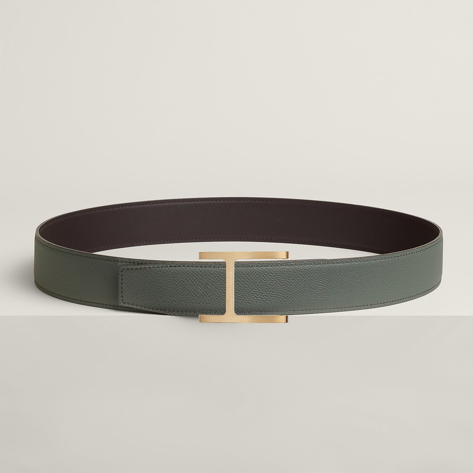 Fil d'H belt buckle & Reversible leather strap 38 mm